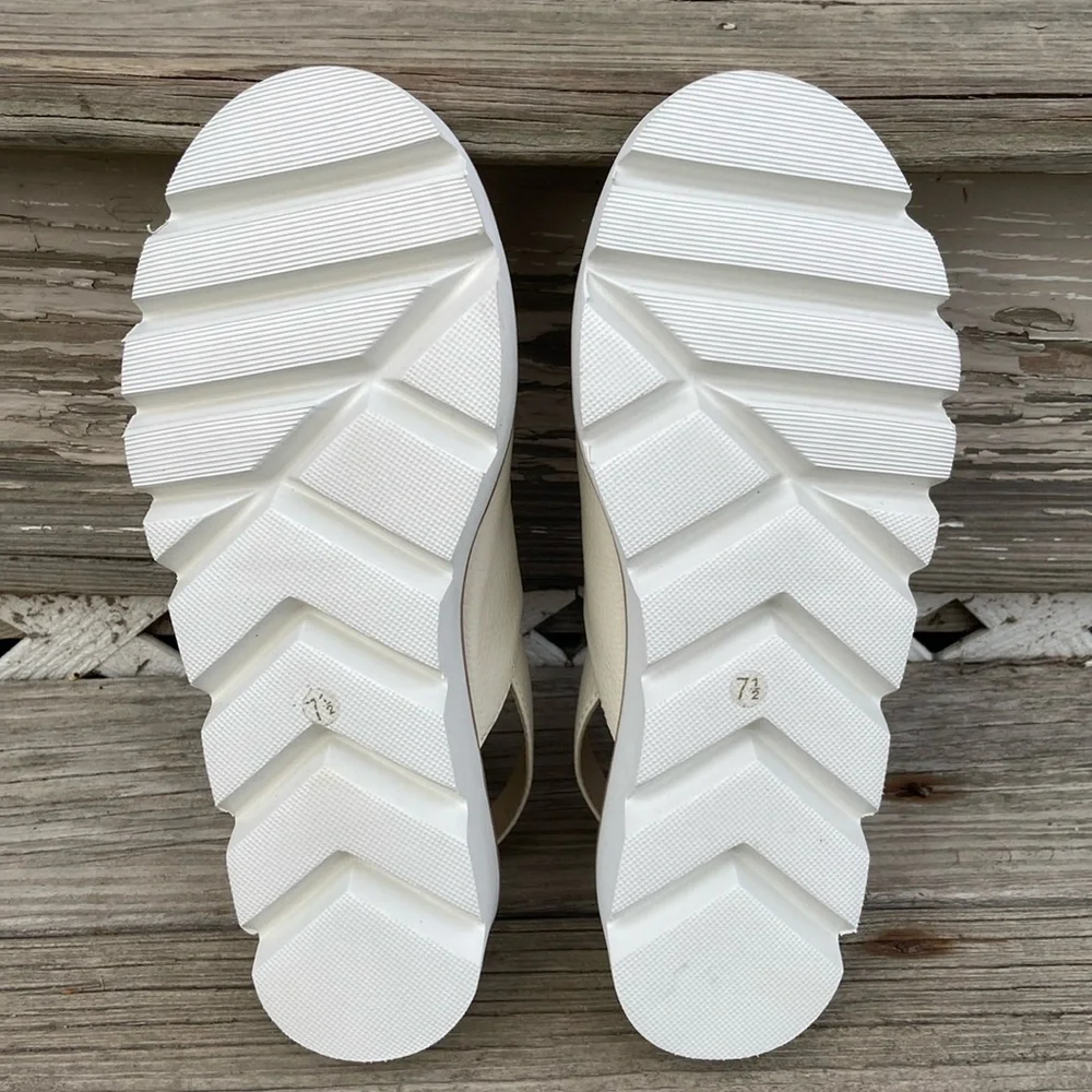 Anthropologie BC Footwear It's Happening Vegan Leather Sandal Women's Size 7.5 - Picture 10 of 14